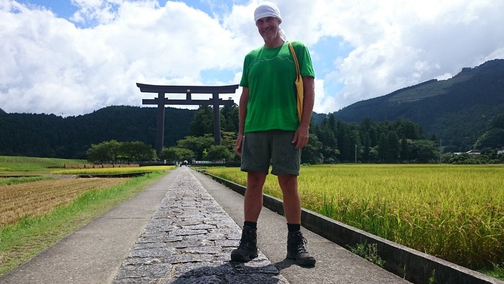 Der größte Myojin Torii des Landes in Hongu