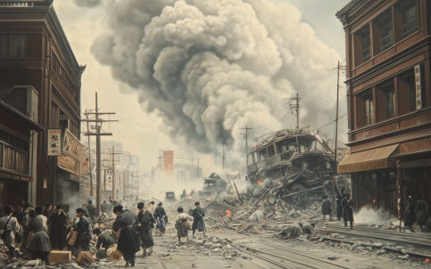 Vortrag über das große Erdbeben in Tokyo von 1923